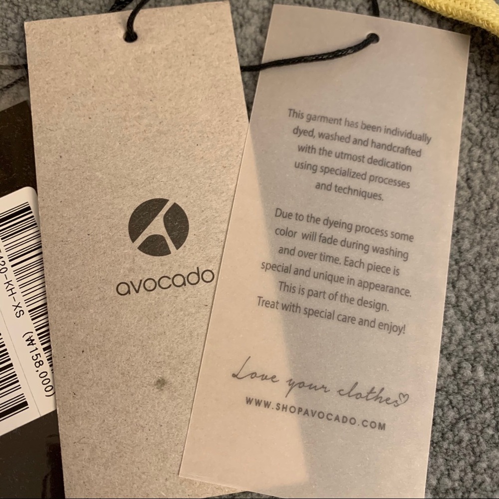 NWT Avocado Brand Paz Hoodie in Olive Green - Picture 9 of 9